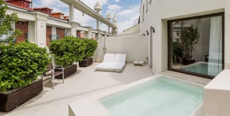 8 Hoteles con piscina privada en Madrid