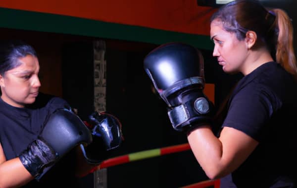 mujeres en uno de los mejores_gimnasios de boxeo en madrid
