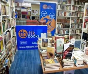librería de segunda mano Tik Books en Madrid