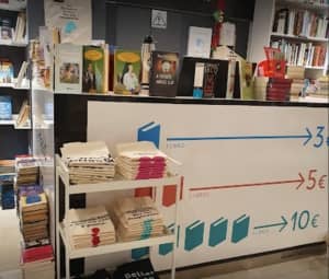 una de las Librerías Re-Read de segunda mano en Madrid