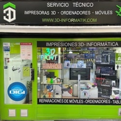 Tienda De Impresión 3d Informatik En Madrid 